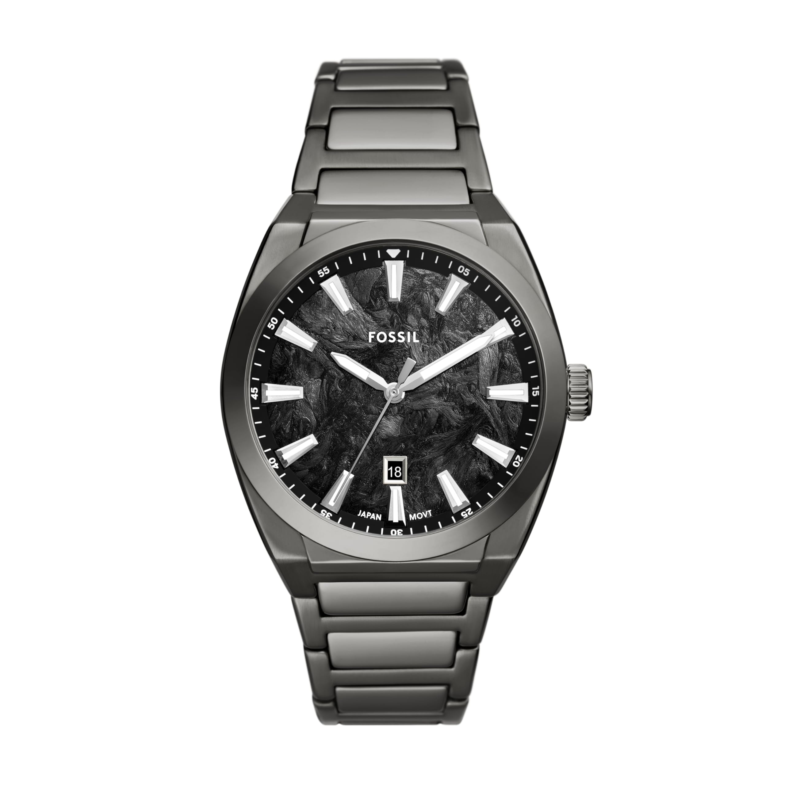 Fossil Stainless Steel Analog Black Dial Mens Watch-Fs6075, Band Color:Gray (B0D936GDTN) Amazon Price History, Amazon Price Tracker