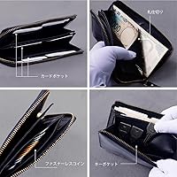 Amazon | [JAPAN FACTORY] 長財布 財布 メンズ 本革 TIDY2.0 軽い