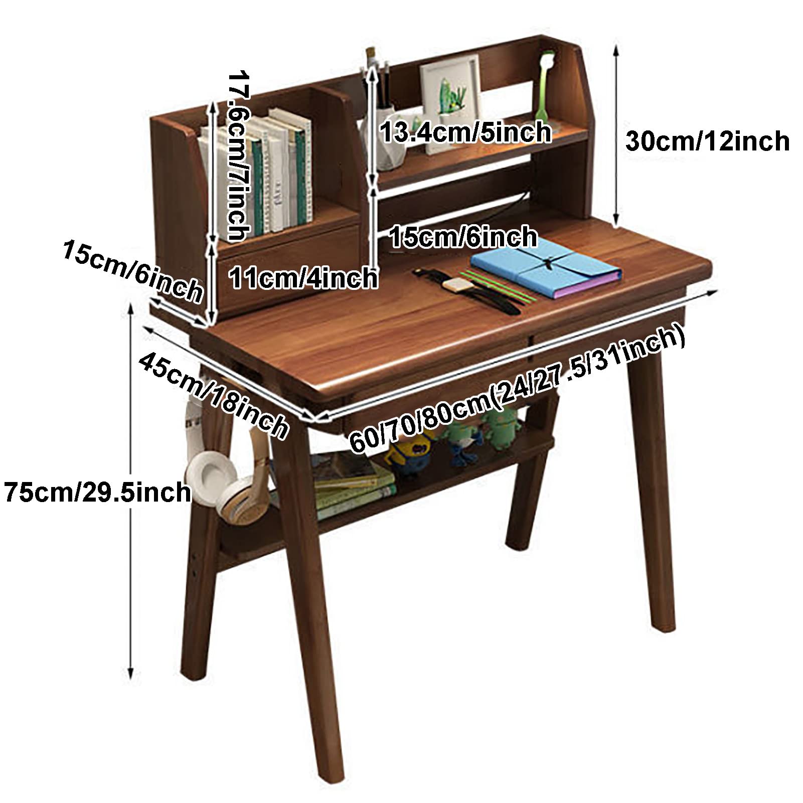 Amazon | 狭いスペース用のコンピューターデスク、ホームオフィス