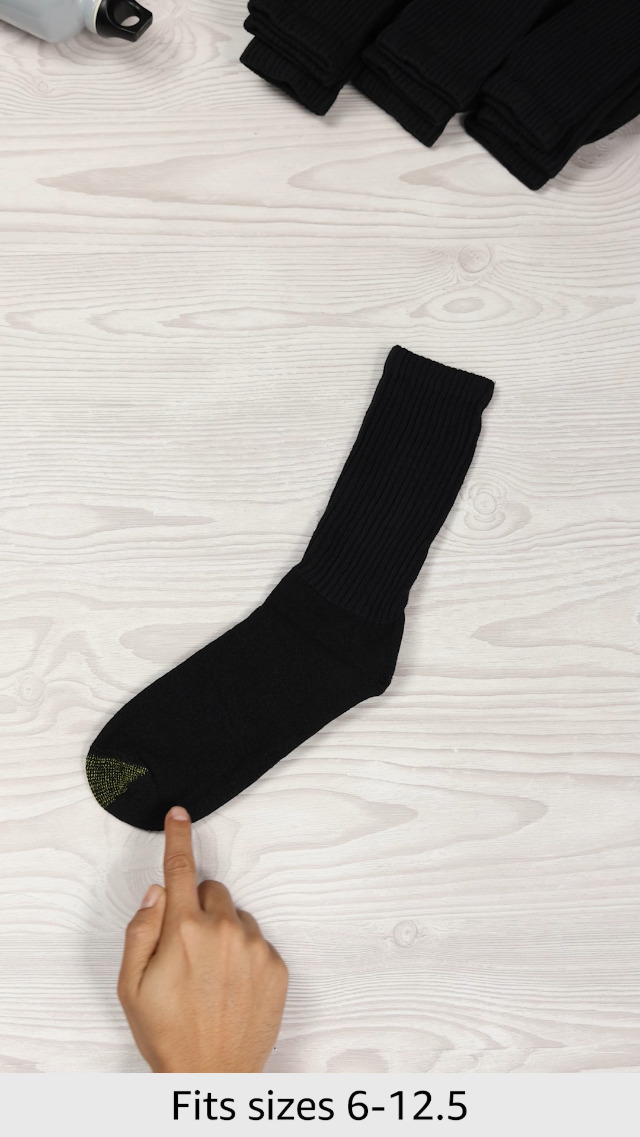 Amazon.com: GOLDTOE Men's 656s Crew Athletic Socks, Multipairs