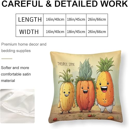 Miniatura 9 de Funda de almohada cuadrada de 18 x 18 pulgadas, diseño de calabaza fresca de granja, girasol, funda de cojín moderna de satén de cosecha de otoño