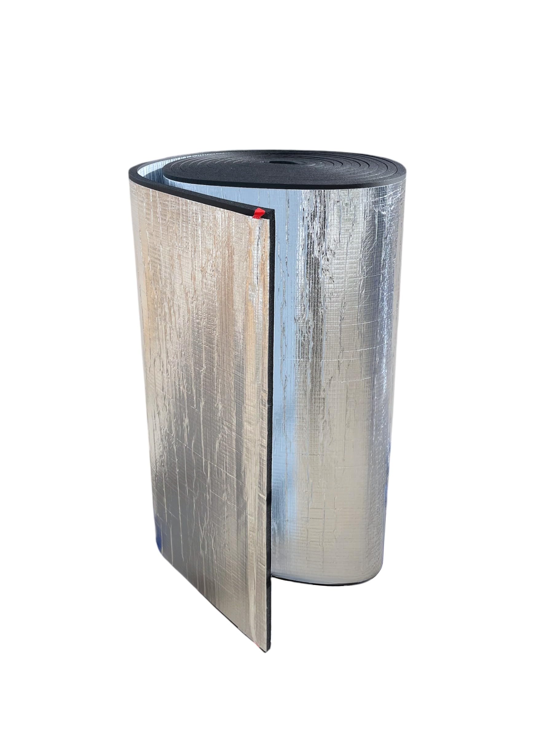 ArmaFlex Duct Plus aluminiowe rolki izolacyjne, kauczuk, mata B-s3, d0, izolacja (ARMAFLEX DUCT PLUS ALU, 9 mm – 1 m x 1 m)