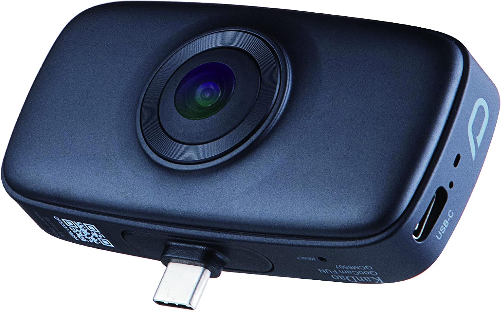 QooCam Fun [Type-C ONLY], a Kind of Camera with Social Media Live to Record on Video/Image to Picture 360 Full View, and Various Capture Shifting pluged on Smartphone Apps.
