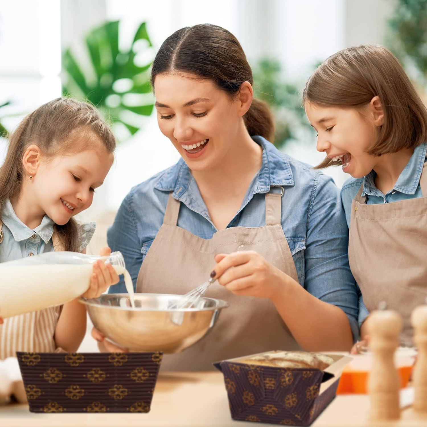 Tessco 60 Pieces Mini Paper Loaf Pans Disposable Liberia Ubuy