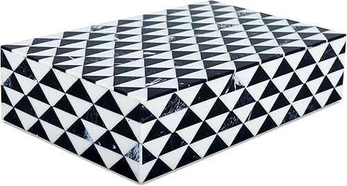 Miniatura 109 de Handicrafts Home Colección Marquet Array - Joyero decorativo hecho a mano para recuerdos, baratijas y decoración del hogar, caja para almacenamiento