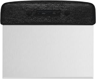 Dexter-Russell S196B 6x3 Inch Stainless Steel Dough Cutter Scraper - Sani-Safe Slip-Resistant Handle, NSF Certified, Made in USA