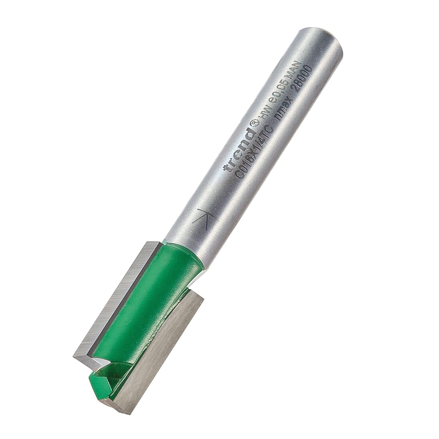 Trend Craft Pro 1/4" Shank Straight Router Cutter Bit-Ref:C016X1/4TC Diameter 10mm Cutting Length 19.1mm Tungsten Carbide Tipped Dia X