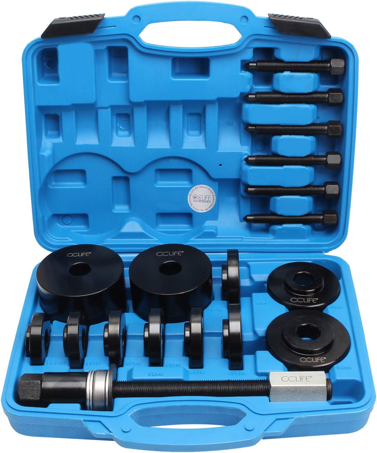 FreeTec 9 Pièces Extracteur Roulement Interne, Trou Borgne, Outil D' Extraction De Roulement Avec Masse Coulissante 8-32 Mm (Bleu