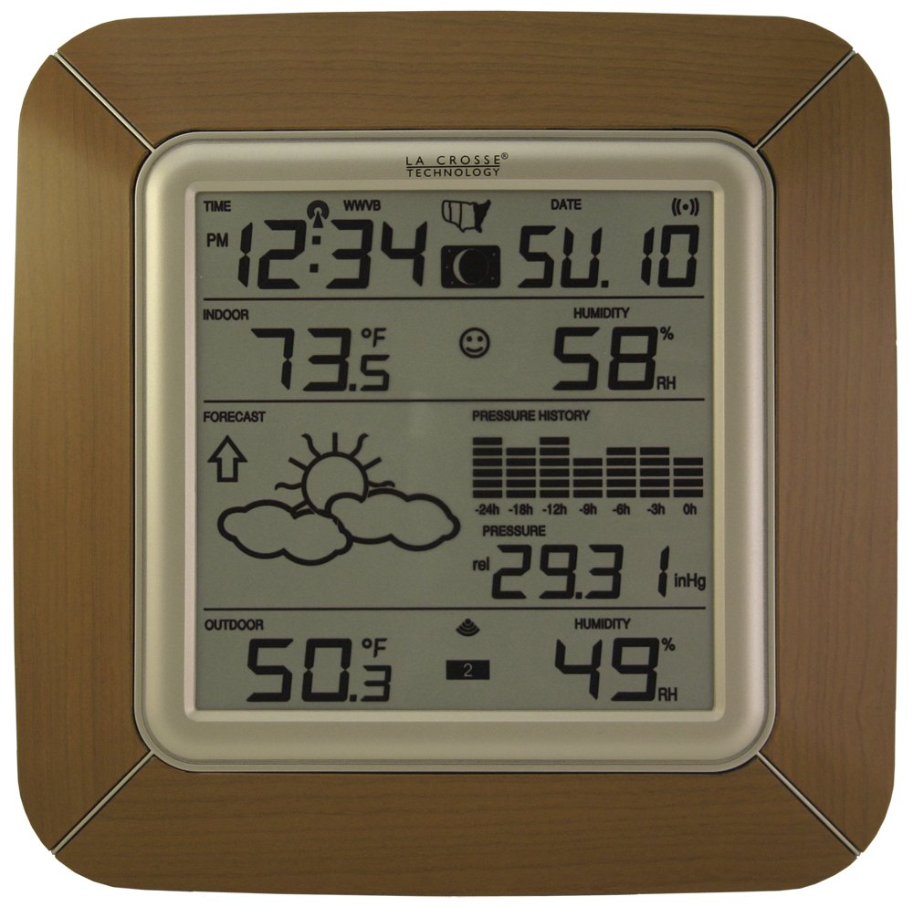 La Crosse Technology WS-9057U-IT Forecast Station main display