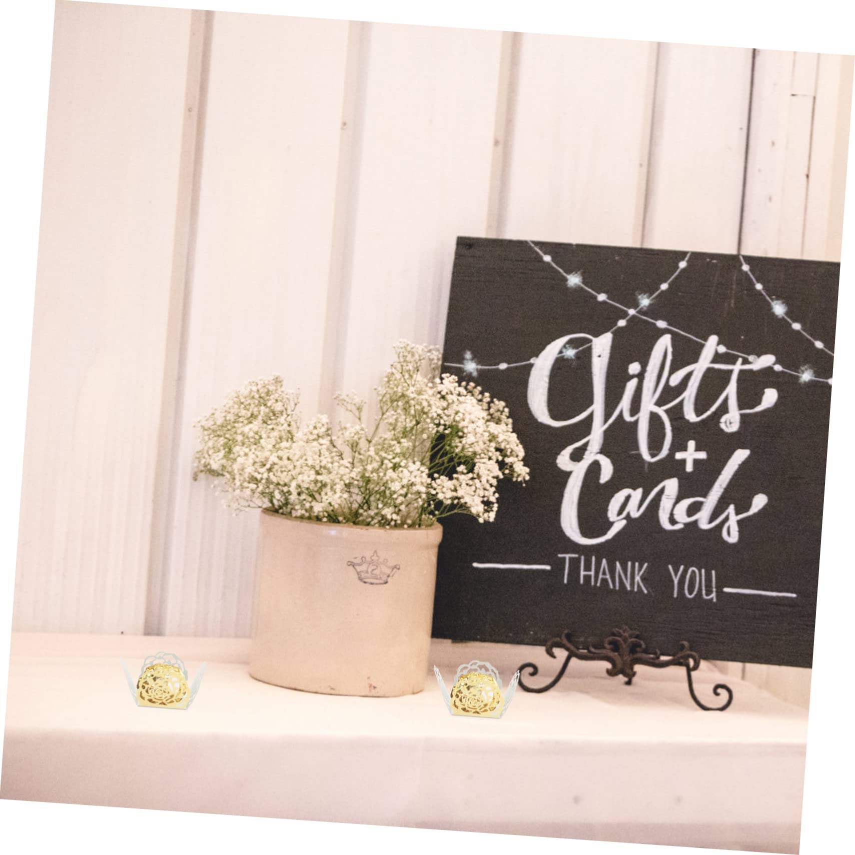 DECHOUS 200pièces Caissettes pour Bonbons Et avec Décorations Dentelle pour Mariages Et Fêtes Support pour Truffes Et Douceurs