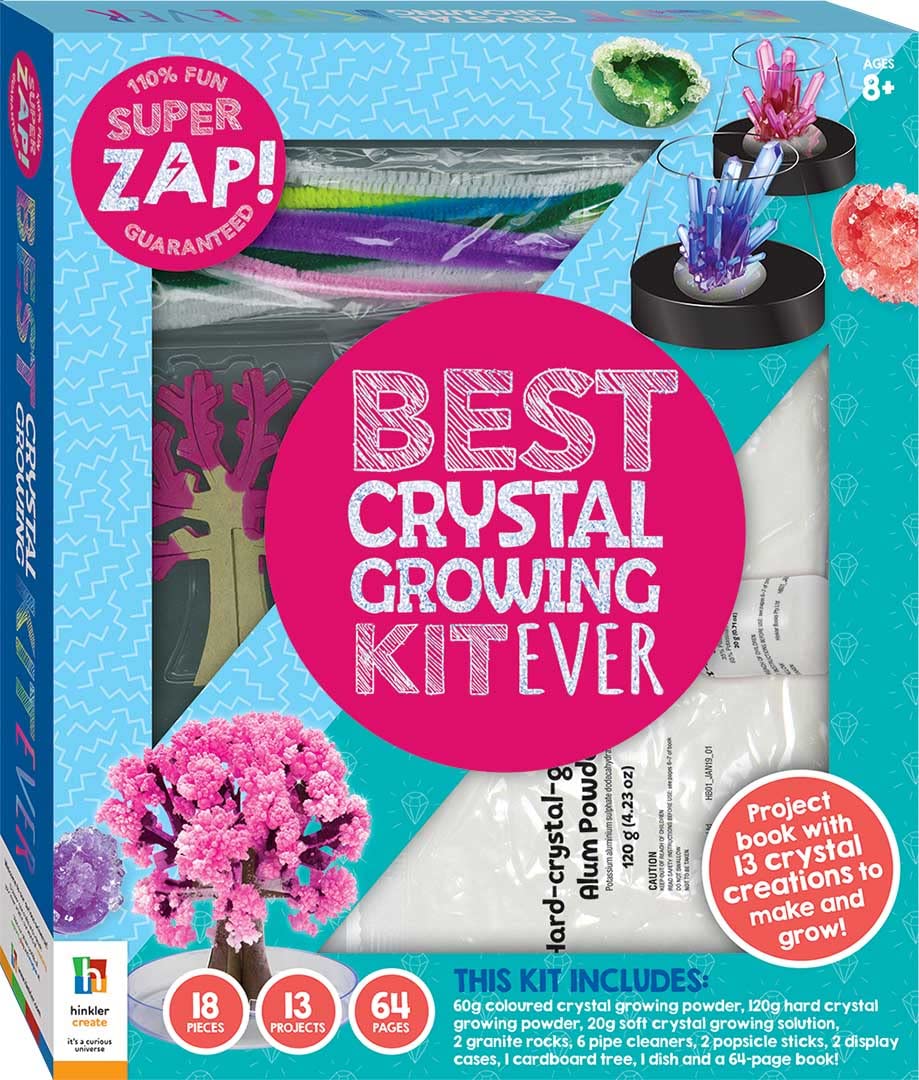 Hinkler Super Zap Best Crystal Growing Kit Ever