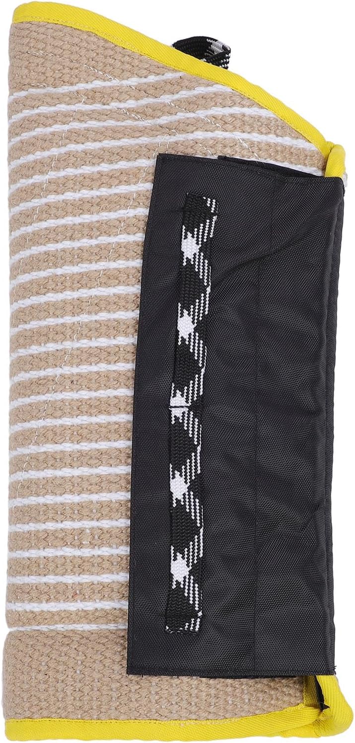 Expertly Crafted for Strength and Durability Trainer Dog Bite Leg Sleeve, Made from Linen Resists Bites, snug fit aids in Training Efficiency, Ideal for German Shepherds and