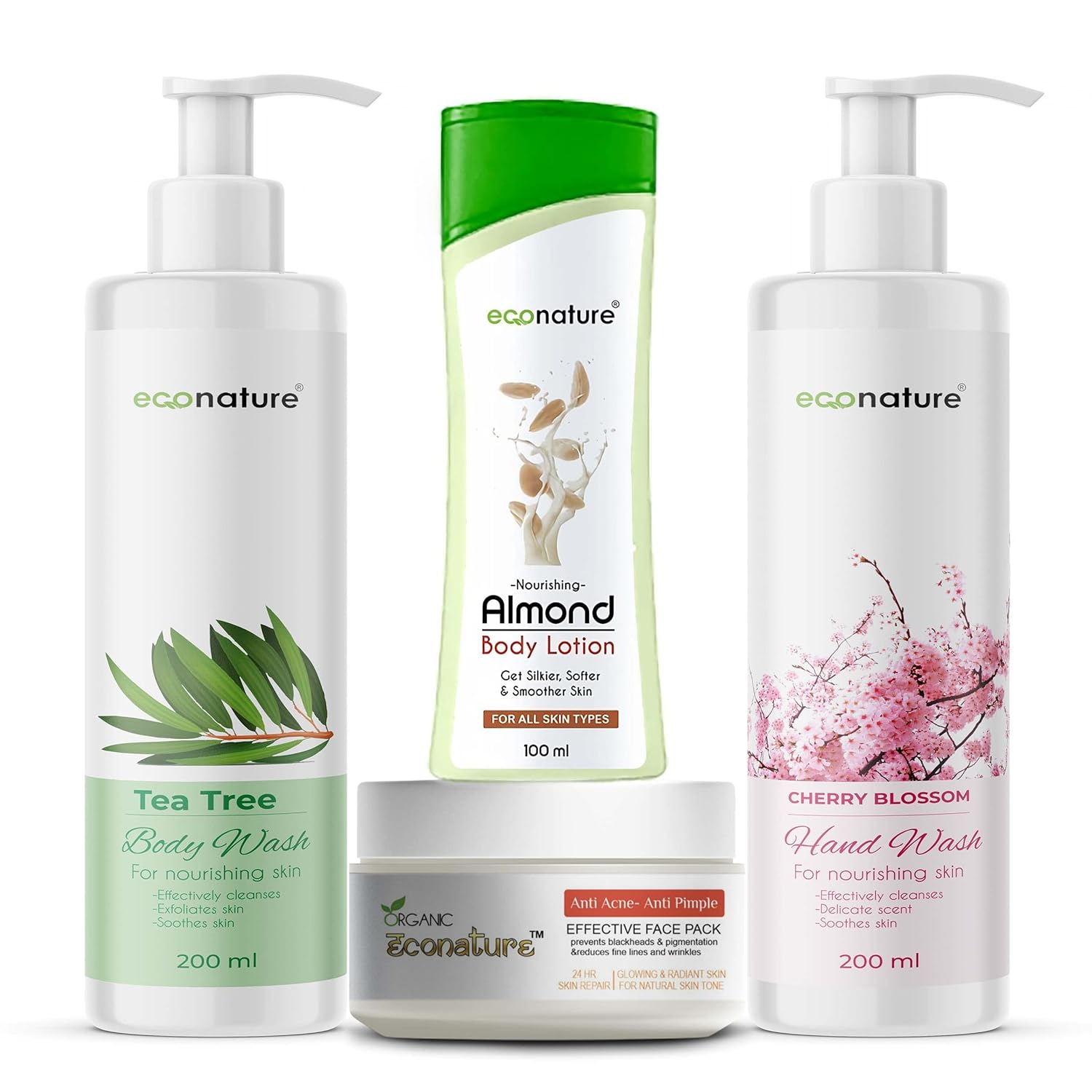 Buy ECONATURE Skin Care Essential Kit (Body Lotion + Body Wash Wash