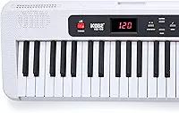 Teclado Kobe Musical KB-150 Branco 5/8 Indicado Iniciantes