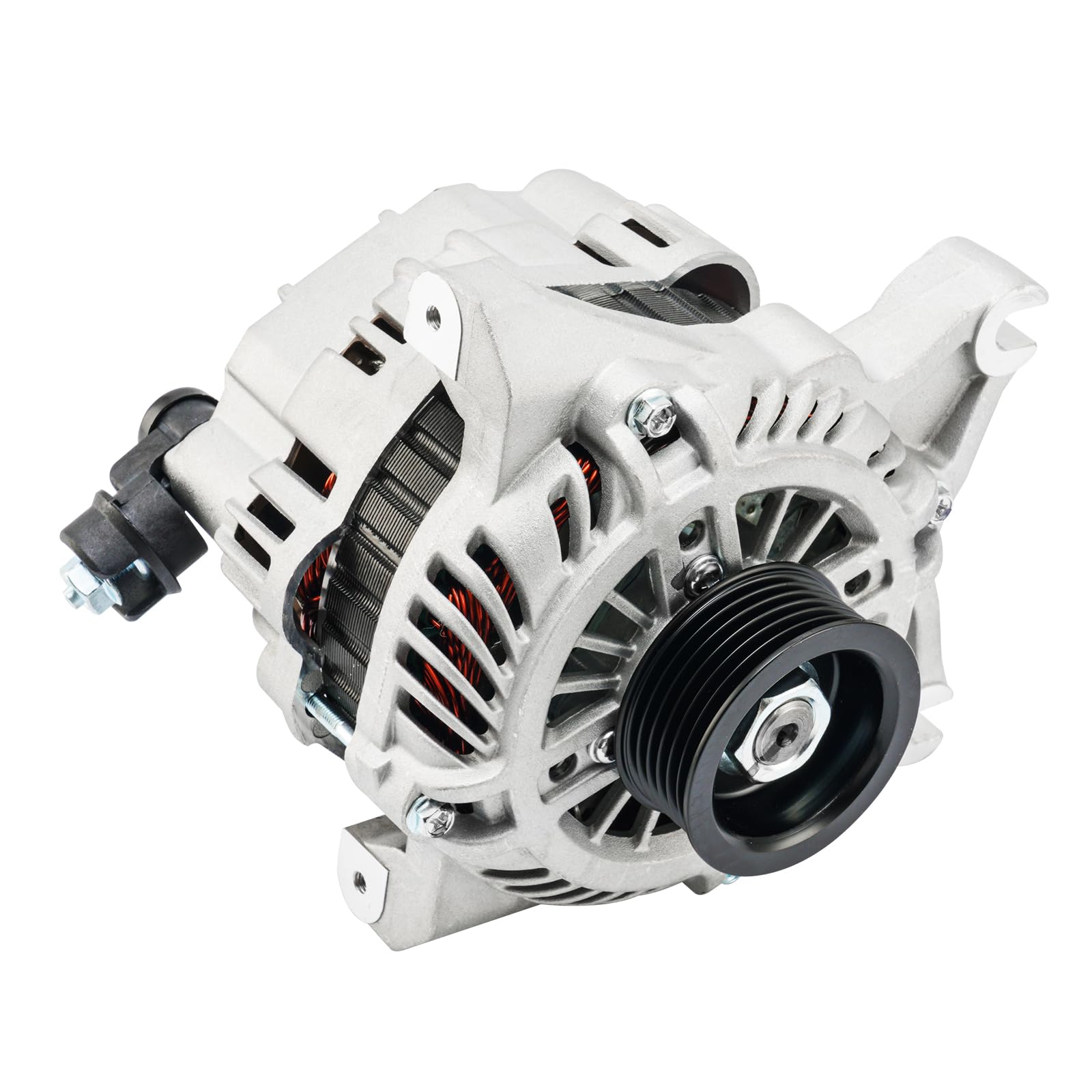 PHILTOP New Alternator Fit for 11299N, 2011-2012 1500, 2011-2018 2500, 3500, 2009-2010 1500, 2010 2500 Alternator CW,160Amp-image-48