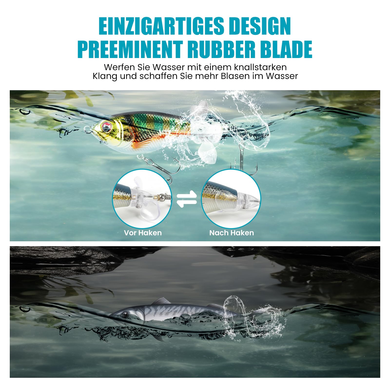 Señuelos De Pesca 16 Piezas - Spinners Y Wobblers Brillantes Para Trucha, Lucio | Incluye Bolsa