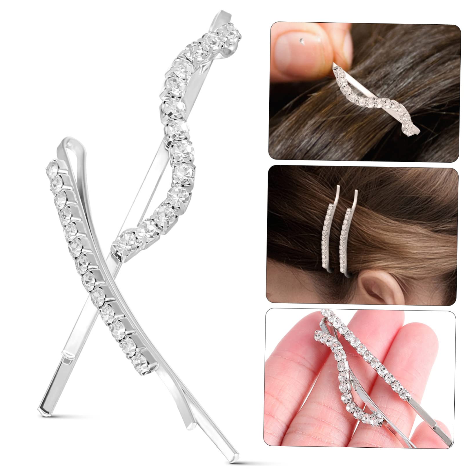 Didiseaon 36pezzi Fermagli Per Clip Decorativi Per e Ragazze Accessori Per Acconciature Per Speciali e Matrimonio