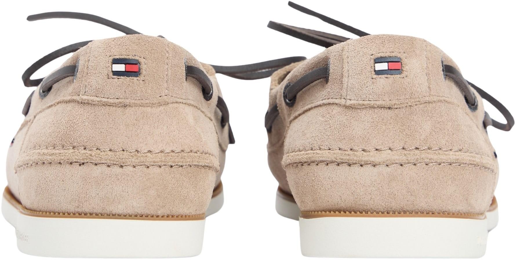 Tommy Hilfiger Uomo Scarpa da Barca Core in Pelle Scamosciata