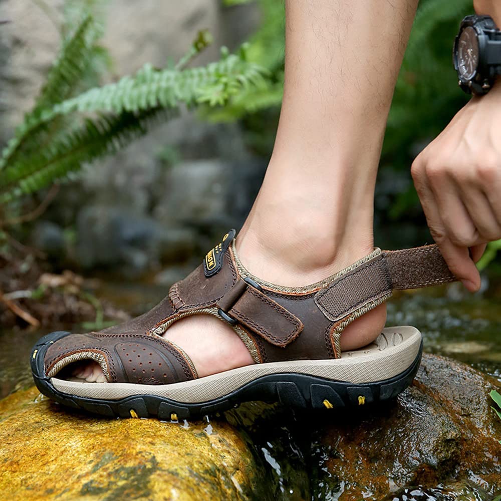 Rojeam Sandalias Hombre Sandalia Verano Sandalias Deportivas Hombres Zapatos de Montaña Exterior Sandalias y Chanclas Senderismo Zapatos