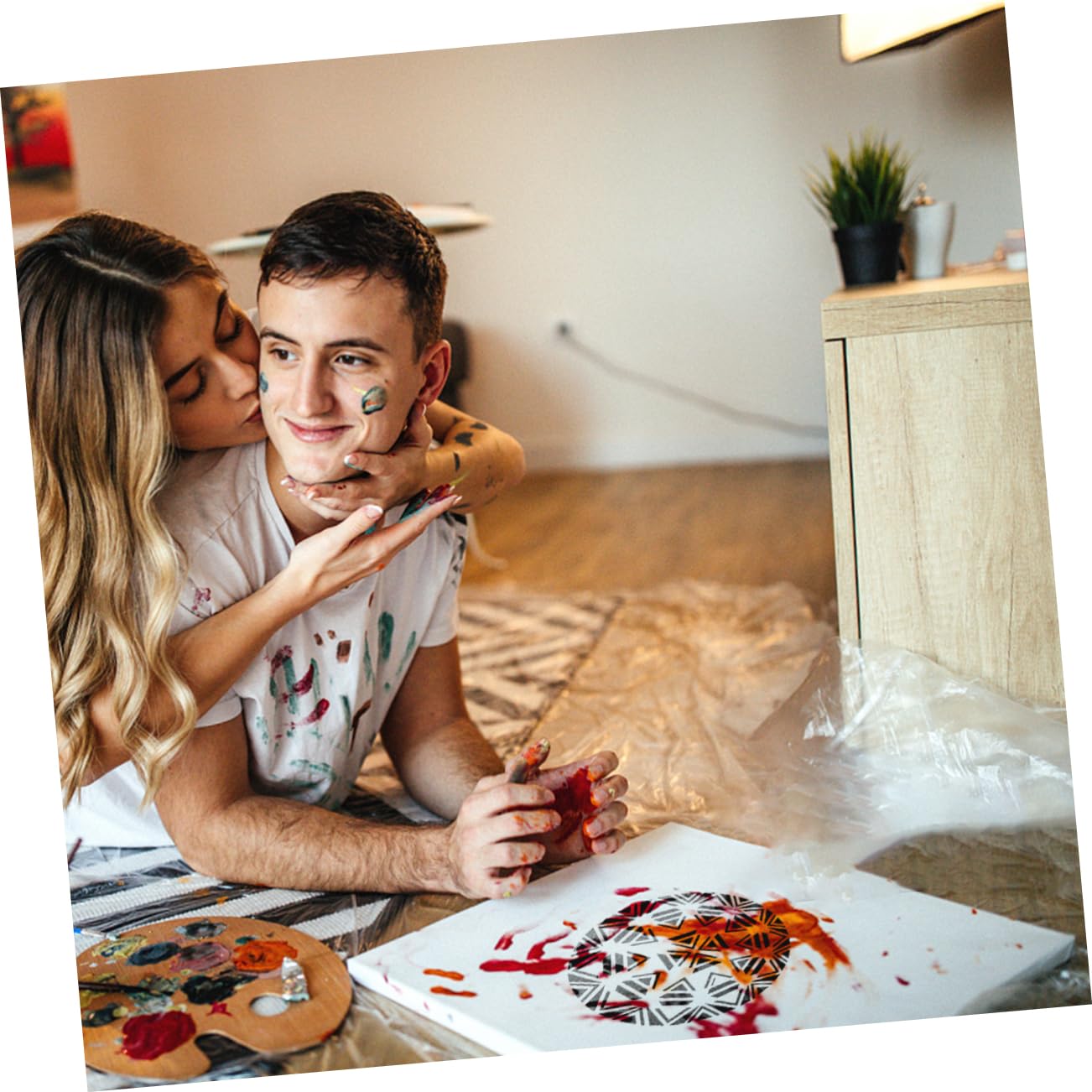 Operitacx 126pezzi Stencil per Pittura Mandala Modelli Creativi per su Superfici Piane per Decorazioni su Mobili e Pavimenti