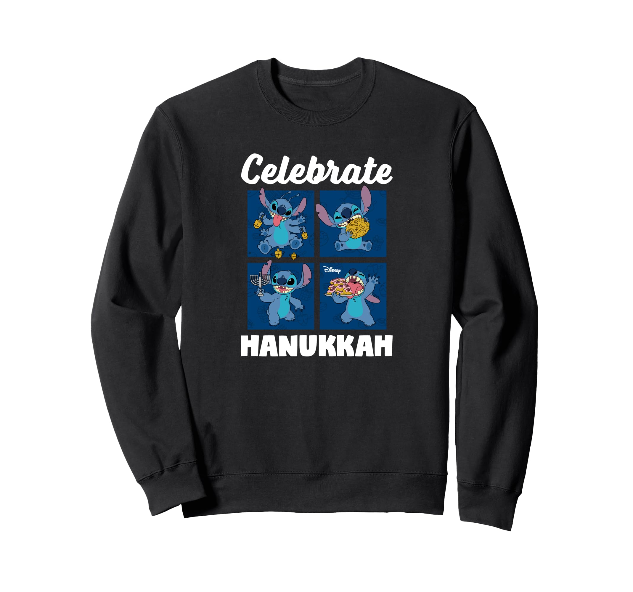 Sweat Lilo & Stitch Hanoucca pull chaud hiver anti-frissons