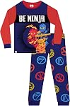 LEGO Ninjago Boys Pajamas, Long Sleeve Boys Pjs, Ninja Pajamas for Kids, Ninja Pajama Set