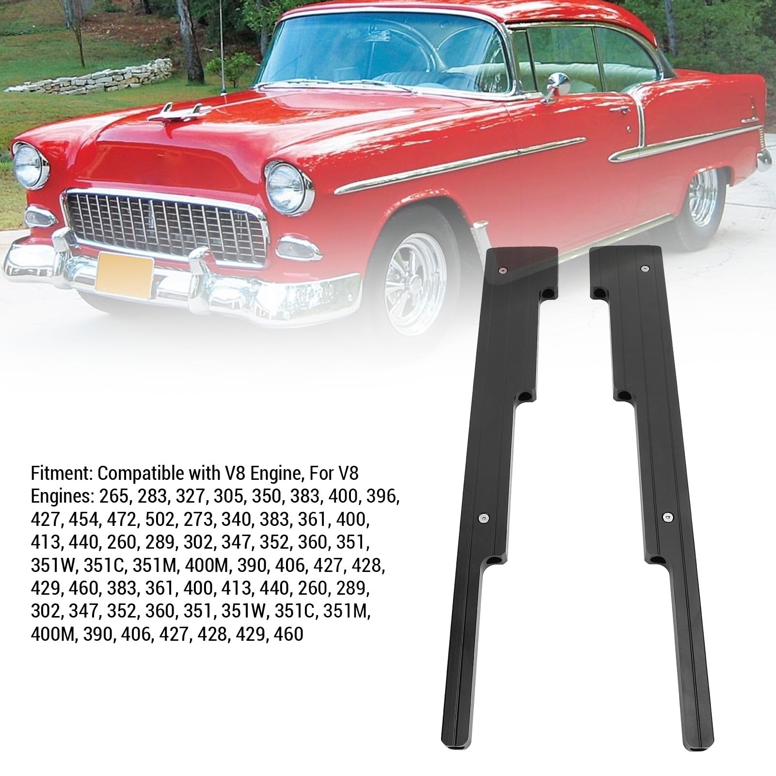 CHICIRIS Soportes para Estantes, Soportes de Pared para Estantes, Soporte para Telares de Alambre para Bujías, Aluminio, Resistente Al óxido, de Alta Resistencia para Motores SBF