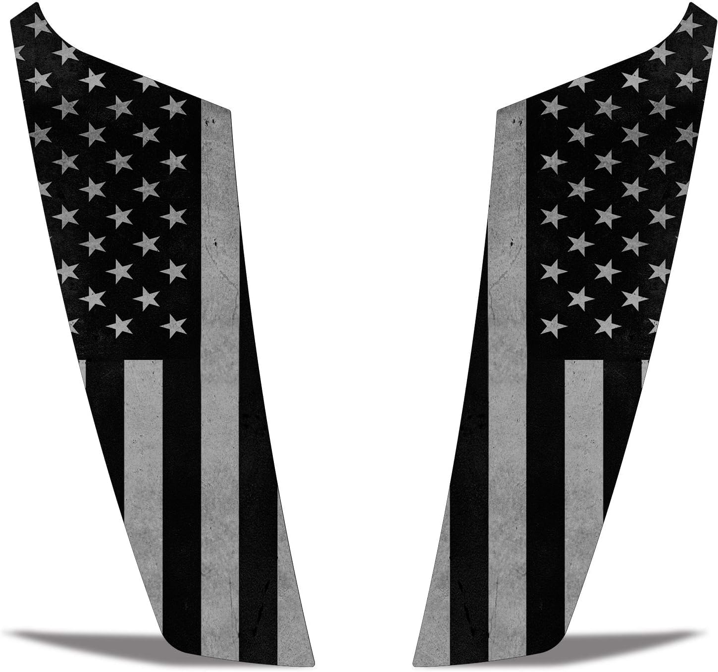 Hood Racing Stripe Graphics kit Vinyl Decal Wrap Compatible with Ford F-150 Raptor 2017-2021 - Subdued