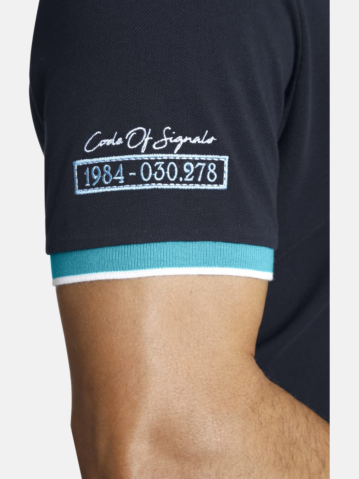 Jan Vanderstorm Herren Poloshirt Iwar | | kurzarm Polohemd | reine Baumwolle | große Größen L-7XL