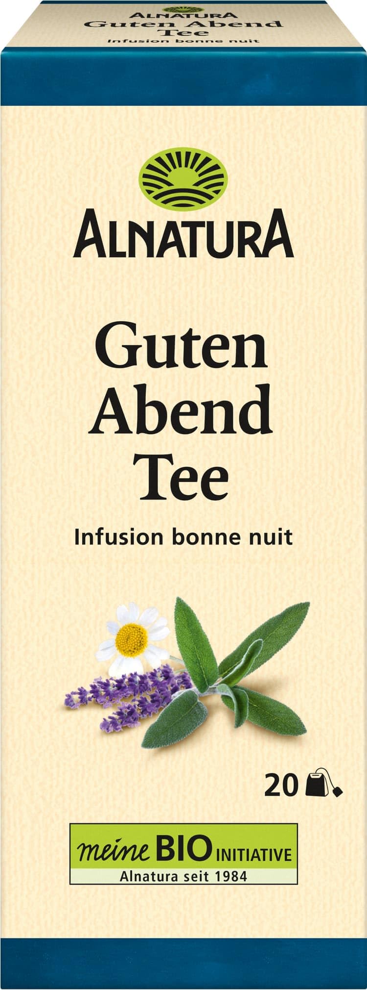 Alnatura Bio Guten Abend Tee, 20 Beutel, 30g