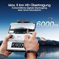 Holy Stone HS360D GPS Drón 4K Kamerával, 6 km Hatótáv, 40 Perc Repülési Idő, Összecsukható 4