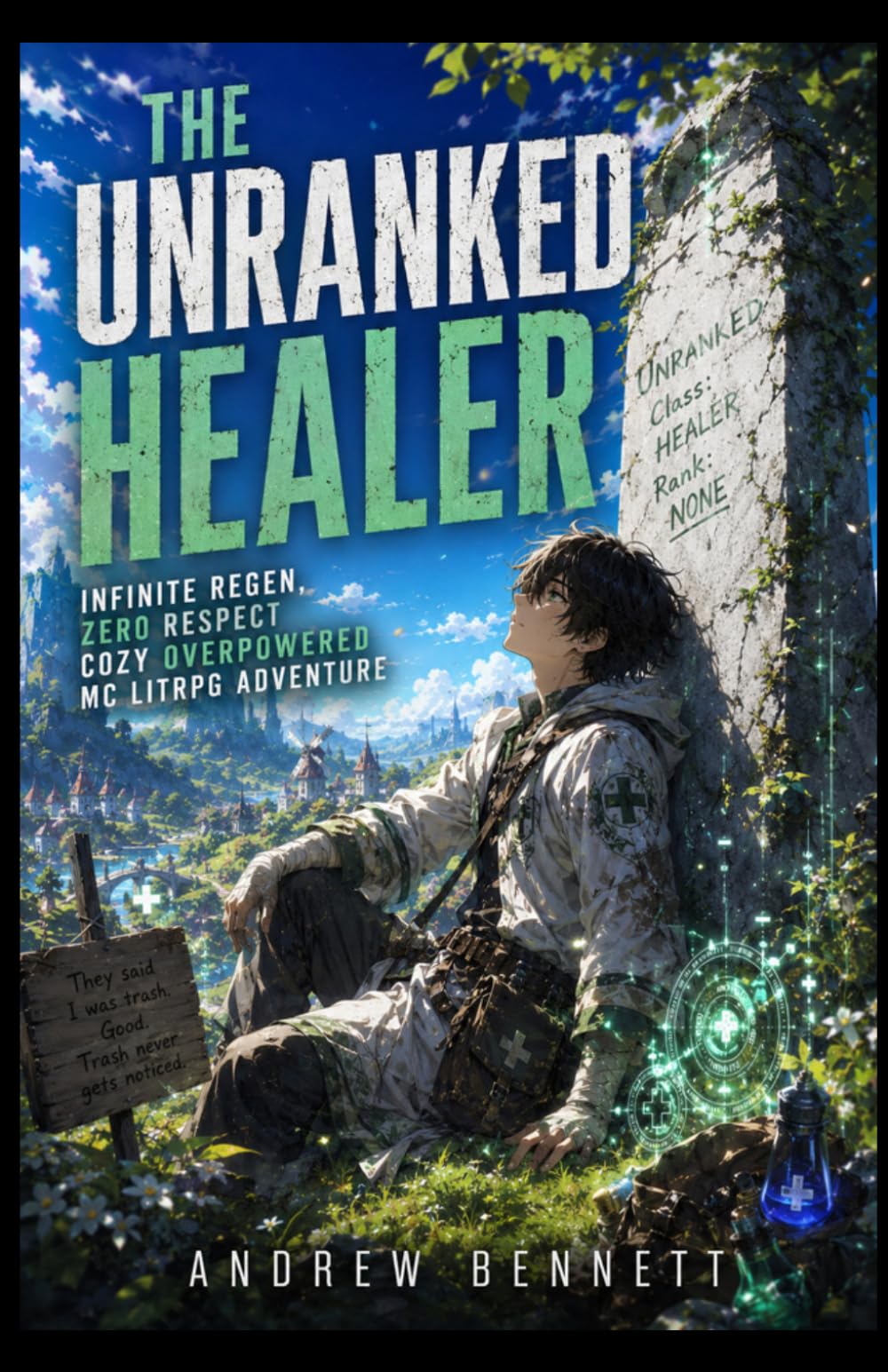 The Unranked Healer: Infinite Regen, Zero Respect Cozy Overpowered MC LitRPG Adventure