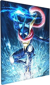 Amazon ポケモン ゲッコウガ アートパネル インテリア絵画 北欧 ポスター ウォールアート 壁掛け 部屋 装飾 壁絵 おしゃれ フレームレス 30 40cm ウォールステッカー オンライン通販