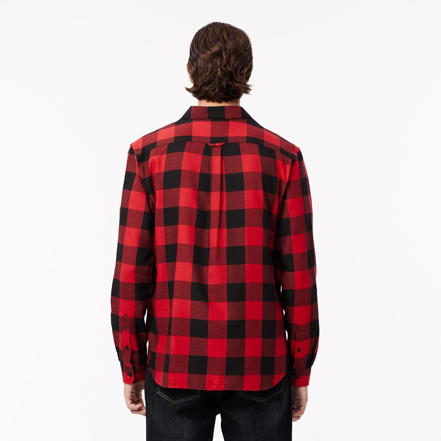 Lacoste Men's Regular Fit Cotton & Wool Overshirt - Image 3