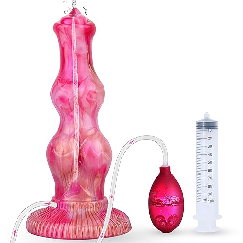 Squirting Dildo 10inch with Knot