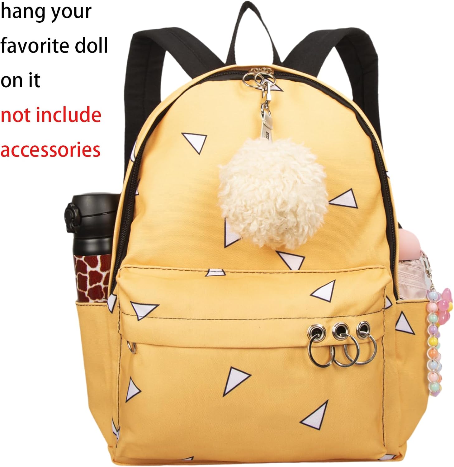 Japanese Anime Cute Backpack School College Outdoor Backpack Large Bookbags for Girls Boys Students Travel Daypacks - Image 3