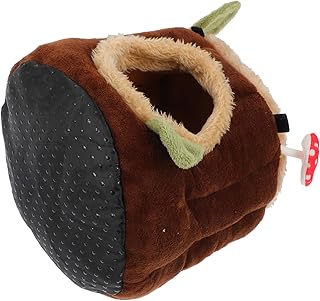 Ipetboom 2 Conjuntos De Ninho De Hamster Chinchilas Ninho Quente Esquilo Rede De Pelúcia Hamster Pendurado Túnel Hamster Tenda Caverna Quente Acessórios De Pelúcia Animais De Estimação