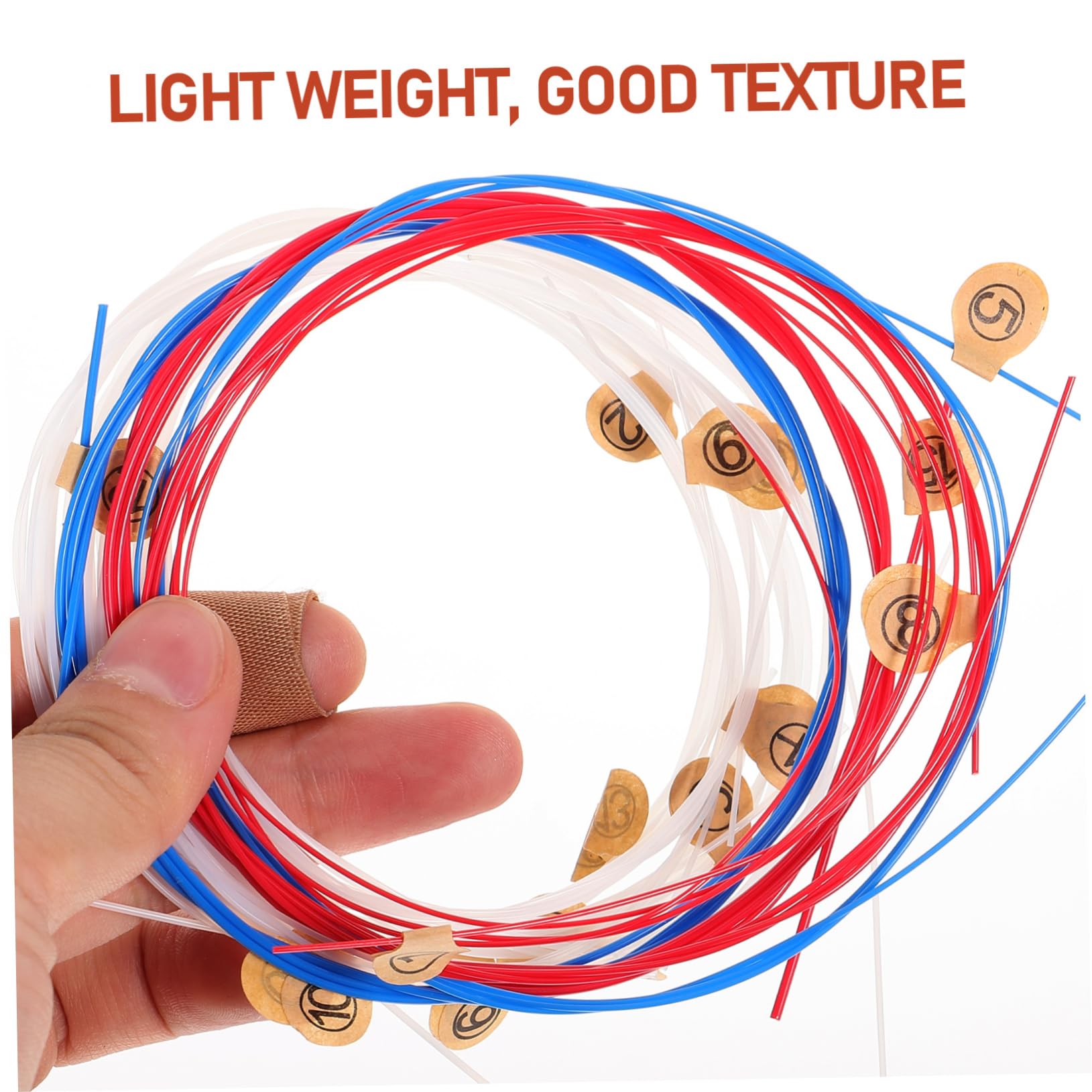 SUPVOX Corde Di Arpa In Nylon Per Piccola Arpa Set Di 15 Corde Di Ricambio Accessorio Musicale Con Suono Bilanciato E Risonanza Ricca