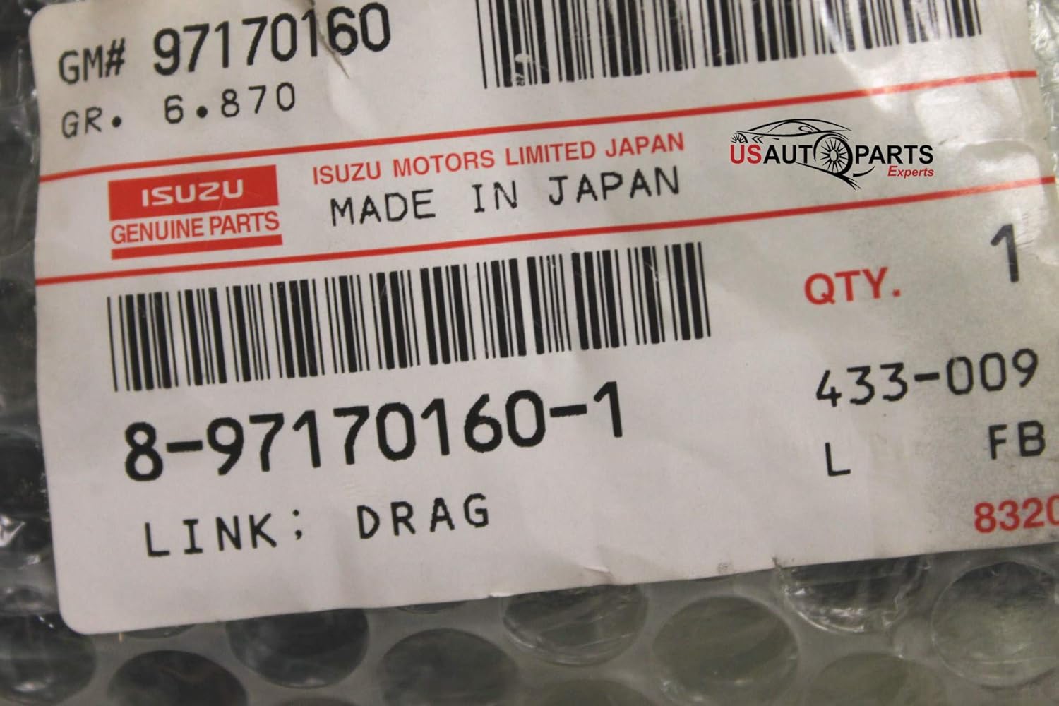 Drag Link For ISUZU NPR NQR NRR NPR-HD 95-07 8-97170-160-1