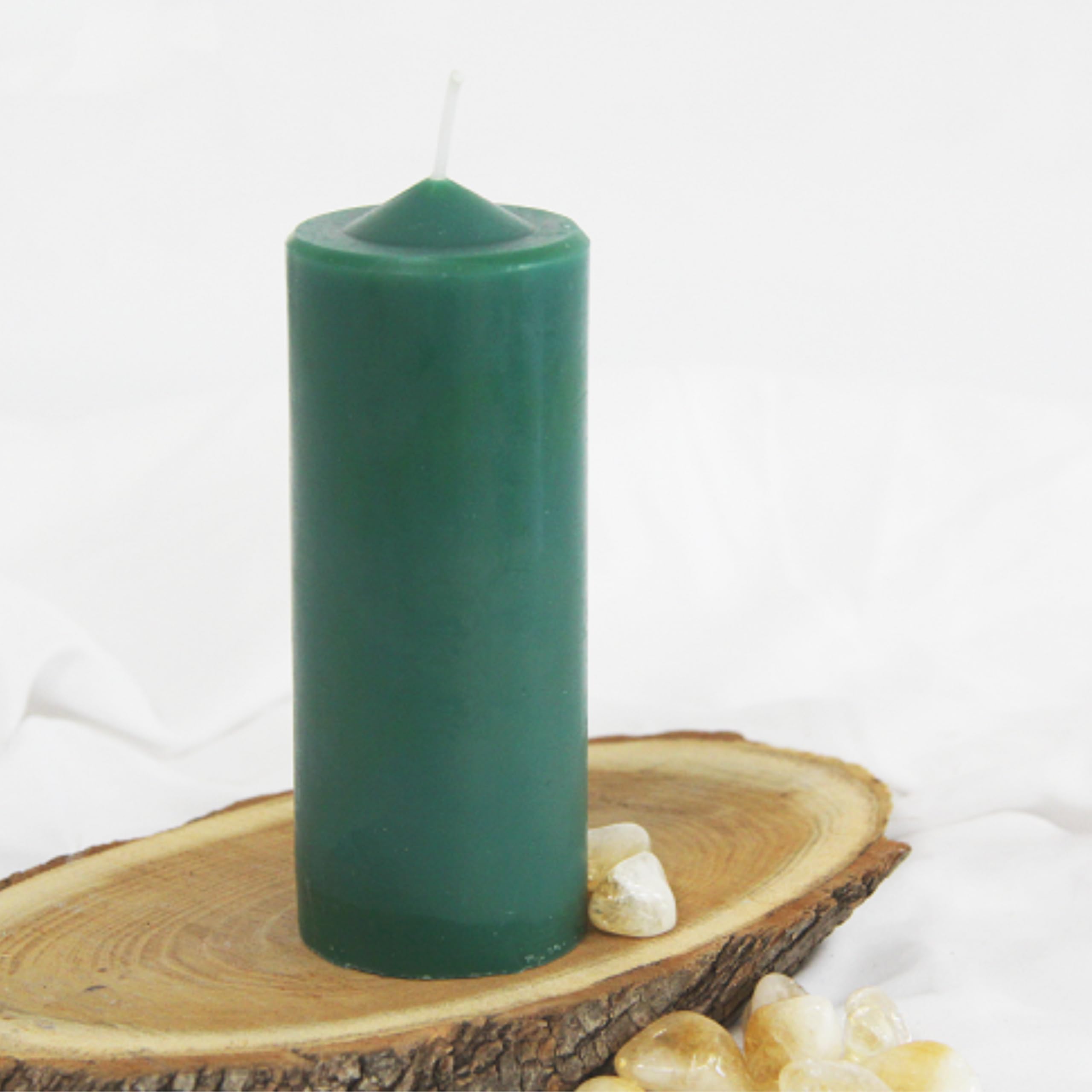 Candela preparata di San Cipriano - Protezione spirituale e pulizia energetica | Candela ritualizzata contro energie negative e incantesimi | Realizzata a mano con erbe | Istruzioni