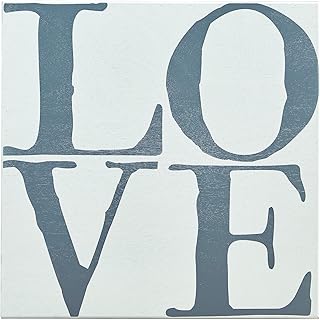 Santa Barbara Design Studio F2F Paulownia Wood Sign Wall Décor, 20 x 27-Inch, Love