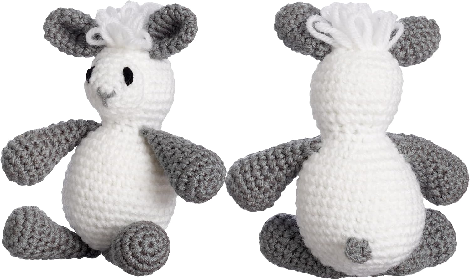 LEISURE ARTS - Crochet Kits, Friends Layla Lamb, 3", Crochet Kit for Beginners, Complete Kit, Animal Kits, Animal Kit, DIY Amigurumi Kits