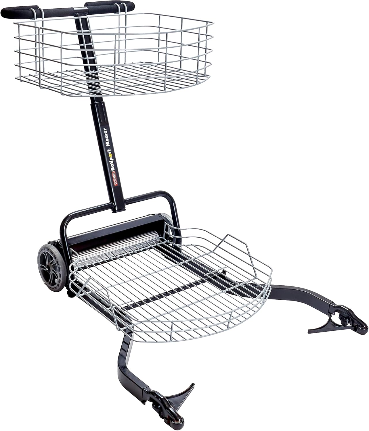 Tourna Ballport High Capacity Tennis Ball Mower, Black