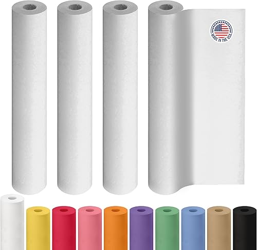 Miniatura 181 de IDL Packaging - Rollo de papel kraft rojo de 36 x 2160 pulgadas (180 pies), hecho en Estados Unidos, grosor 45 libras, arte, envoltura regalos