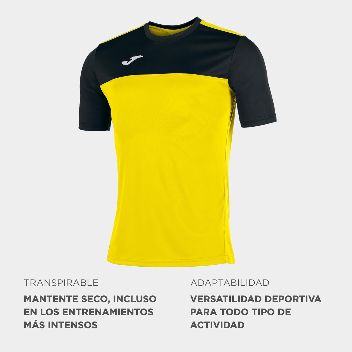 Joma T-Shirt Winner M/C Yellow-Black