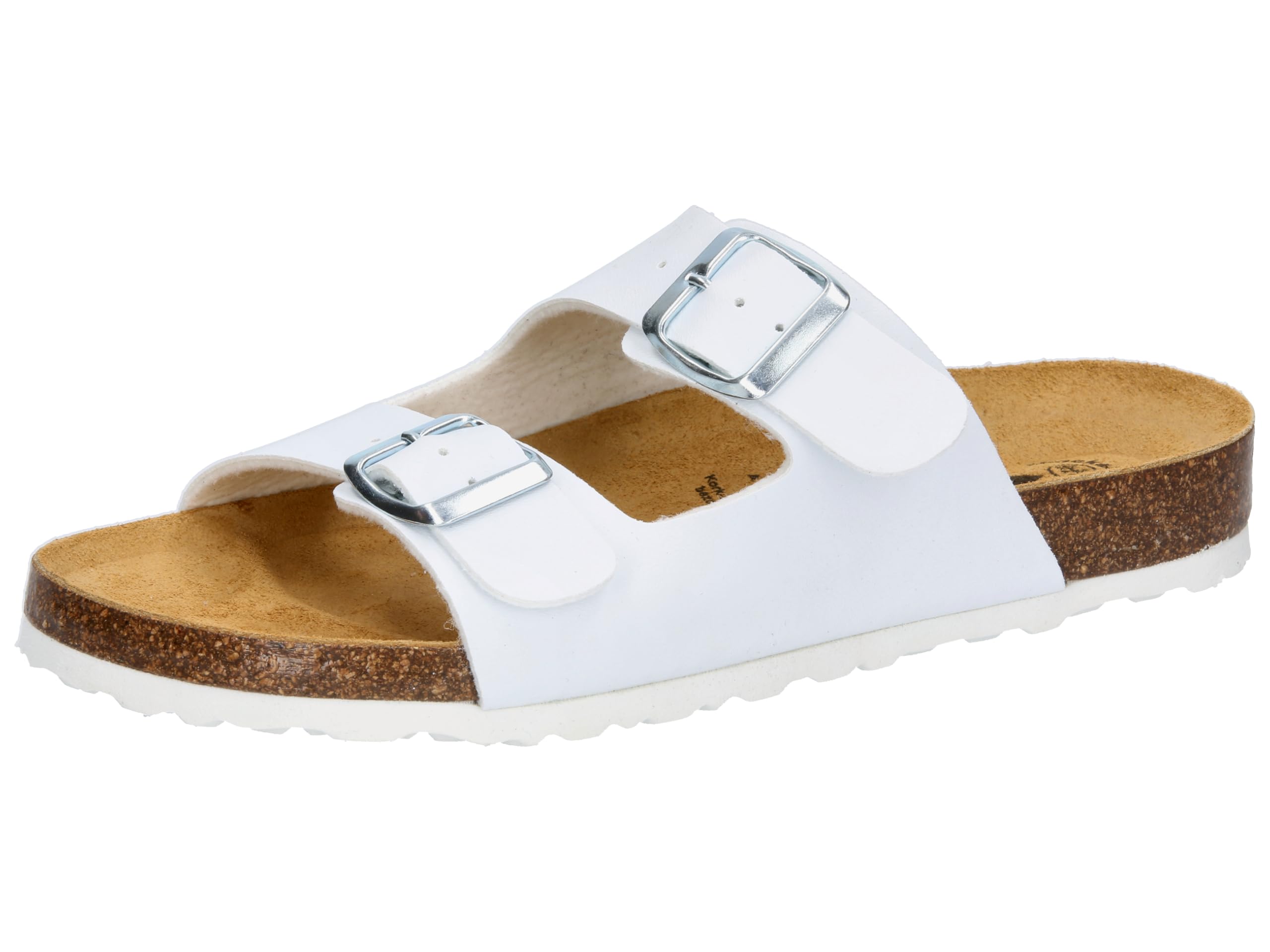 Lico Women's Bioline Heart Mules, White, EU 37, White, 5 UK