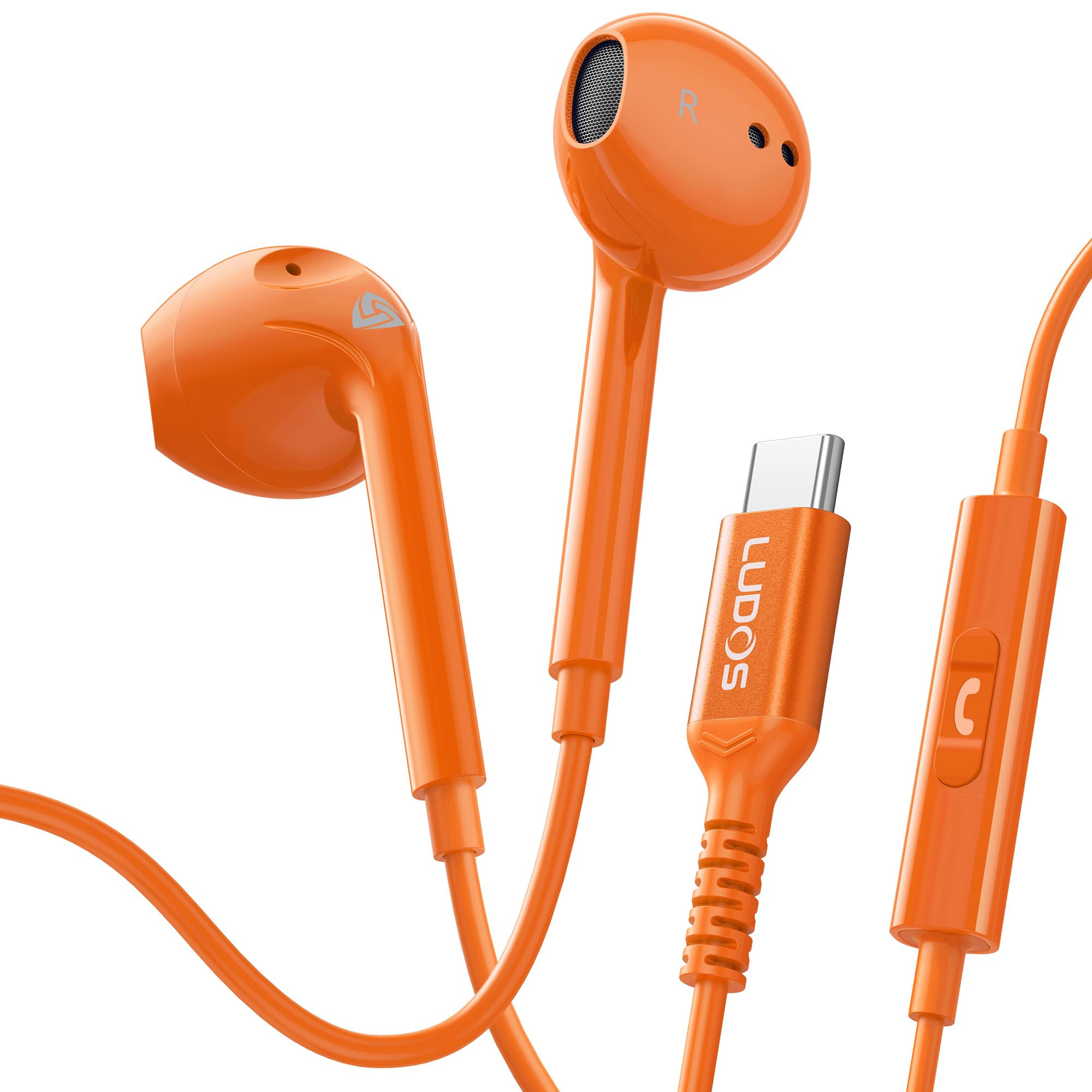 Amazon.com: LUDOS Zenith USB C Headphones, 5 Years Warranty, Wired
