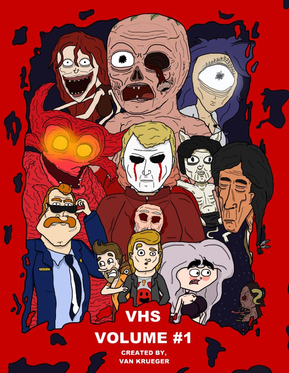 VHS VOLUME #1 (Classic VHS Horror's VHS Comic Book Series)