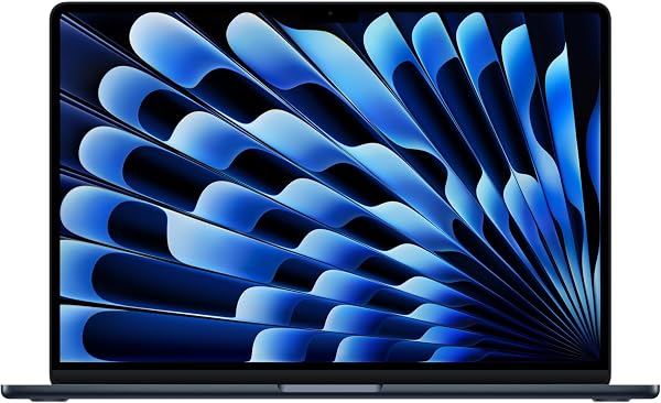 Apple MacBook Air 15'' con chip M5: progettato per l’AI, display Liquid Retina da 15,3'', 16GB di memoria unificata, 512 GB di archiviazione SSD, 10 CPU, 10 GPU, Wi Fi 7 – Mezzanotte - 1