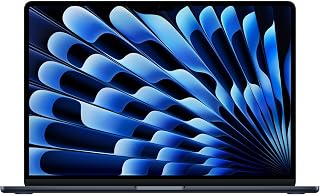 Apple MacBook Air de 15,3 Pulgadas con Chip M5: Pantalla Liquid Retina, CPU de 10 núcleos, GPU de 10 núcleos, 16 GB de Memoria unificada, 512 GB de SSD, Wi-Fi 7,Teclado español; Medianoche
